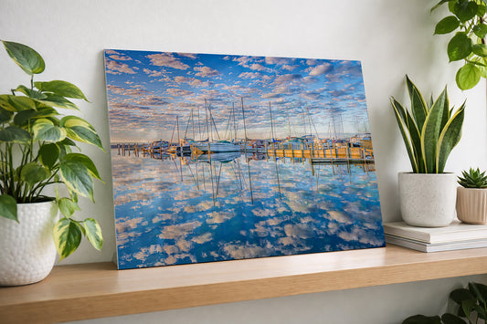 Sailboats and Reflections: Northport Marina