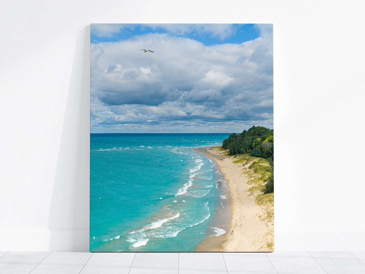 Aerial View of Christmas Cove Lake Michigan | Fine Art Photography Print