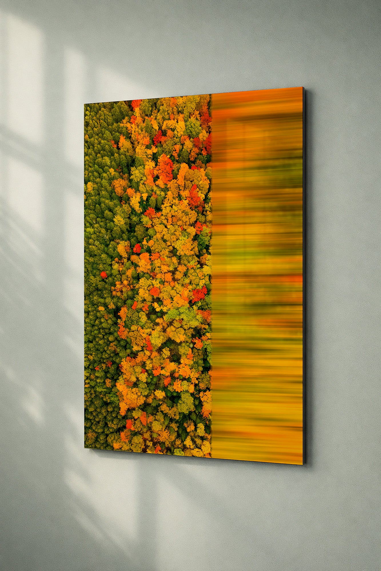 Fall in Michigan's Keweenau Peninsula | Abstract Aerial Fine Art