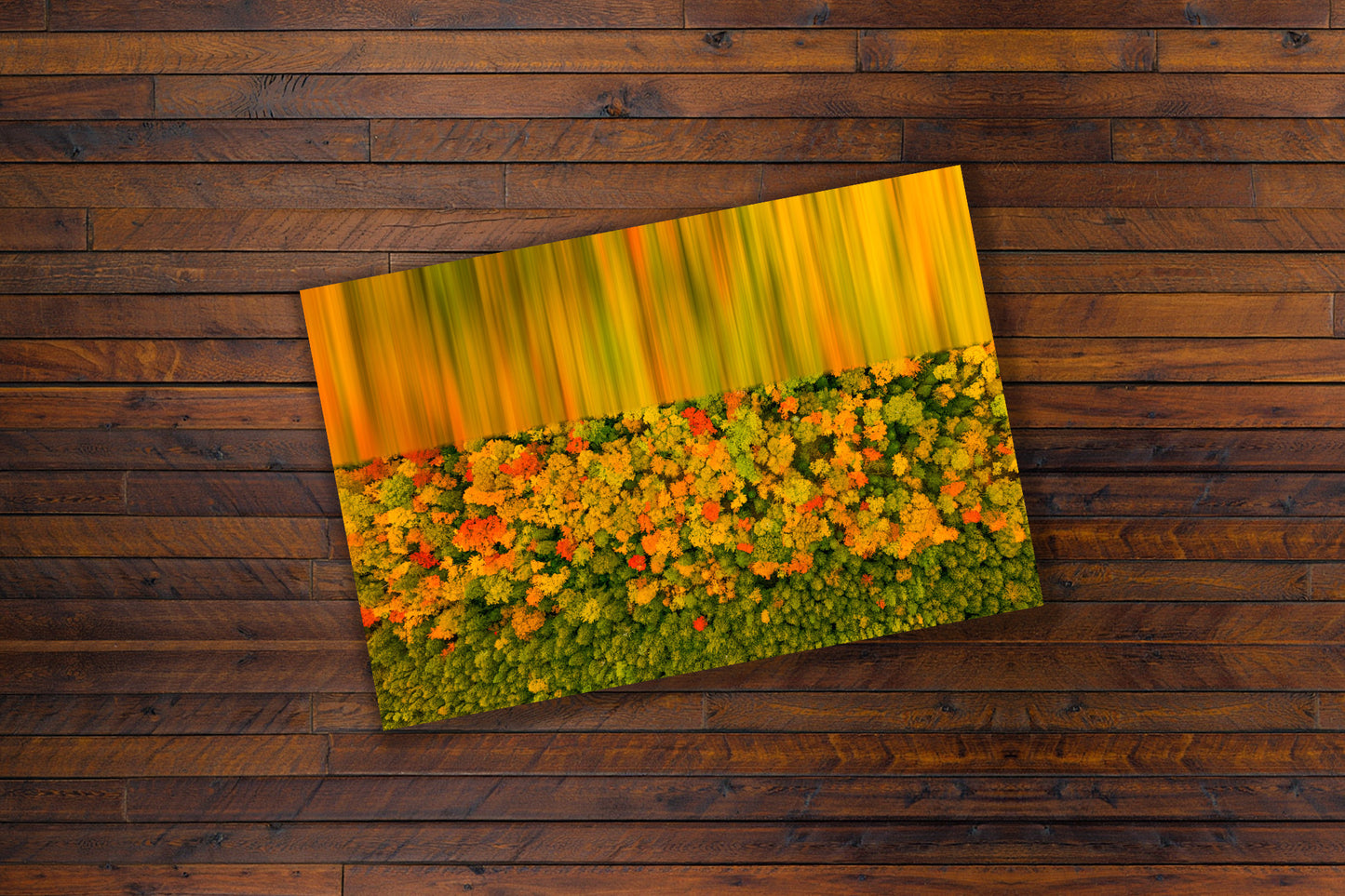 Fall in Michigan's Keweenau Peninsula | Abstract Aerial Fine Art