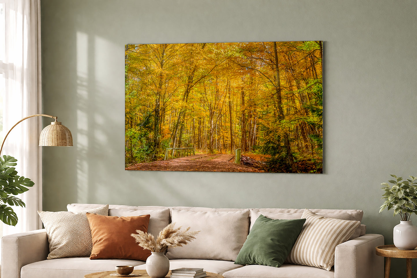 Porcupine Mountains Autumn Gold | Michigan Upper Peninsula Fall Fine Art Print