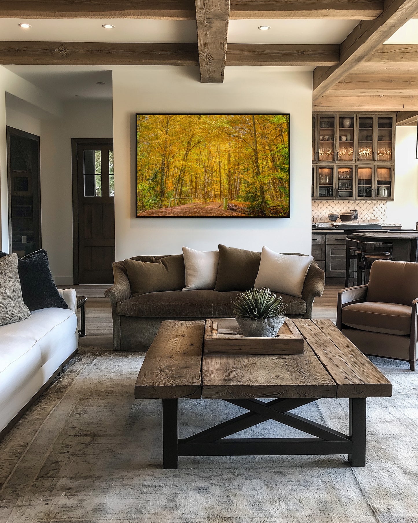 Porcupine Mountains Autumn Gold | Michigan Upper Peninsula Fall Fine Art Print