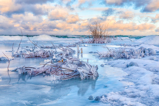 Lake Michigan Blue Ice