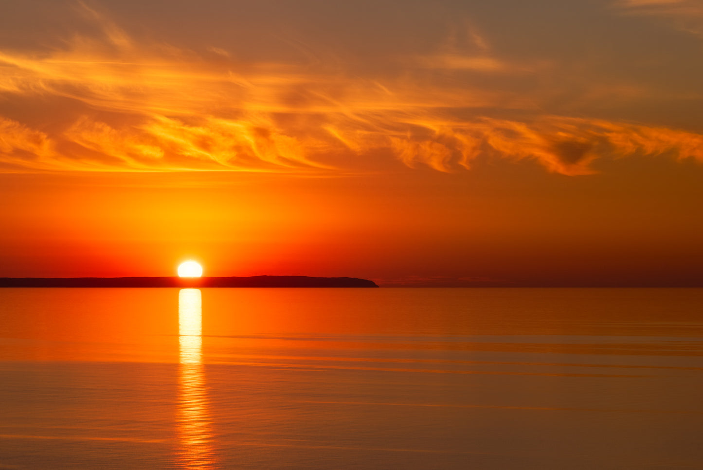 Sunset on Lake Michigan