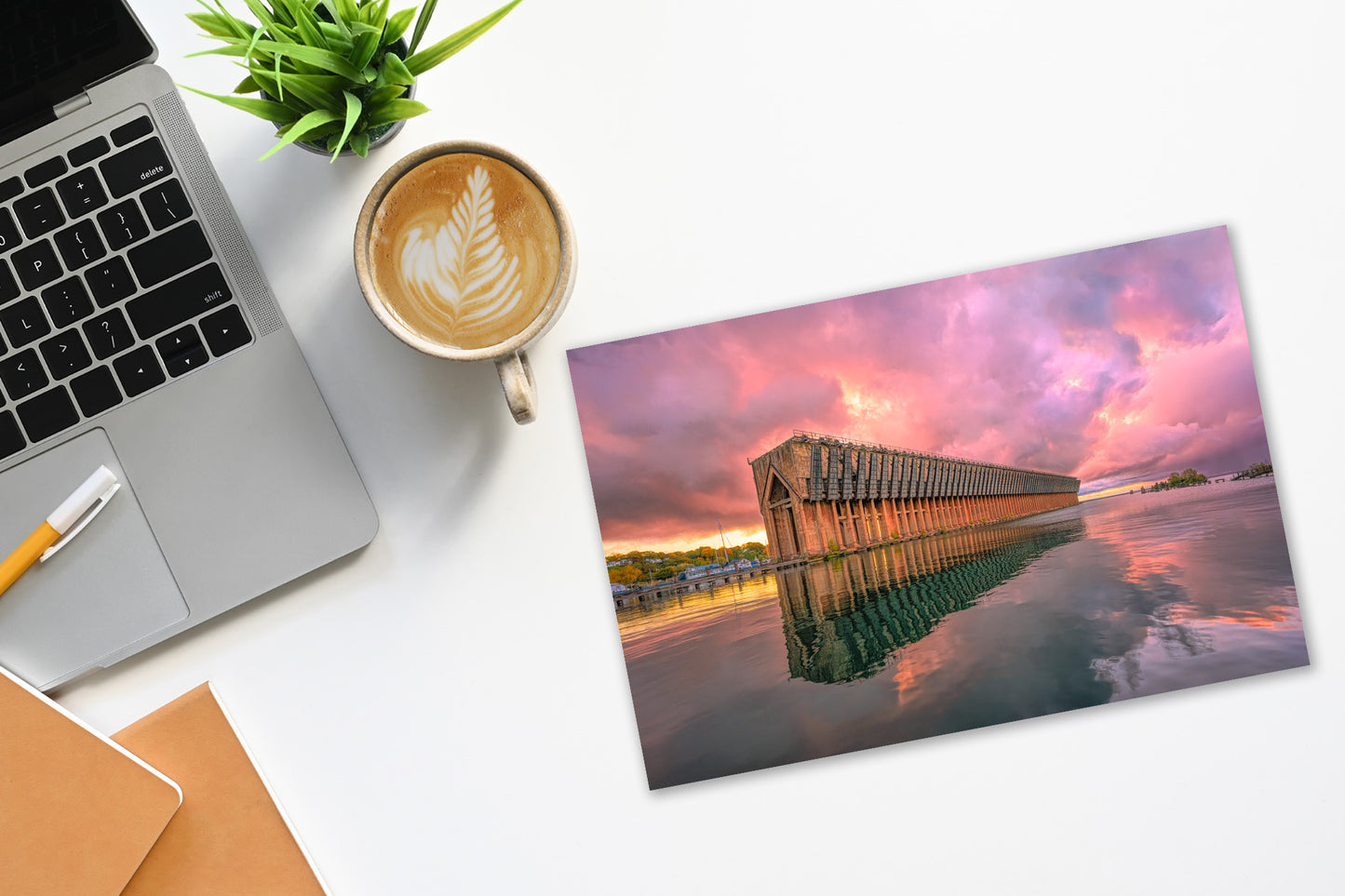 Marquette Lower Harbor Ore Dock Sunrise | Industrial Michigan Fine Art Print