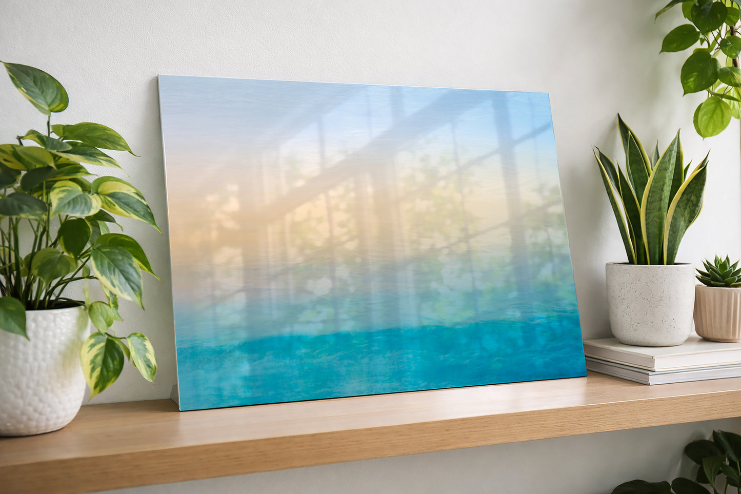 Blue Waters, Golden Light | Lake Michigan Abstract Fine Art
