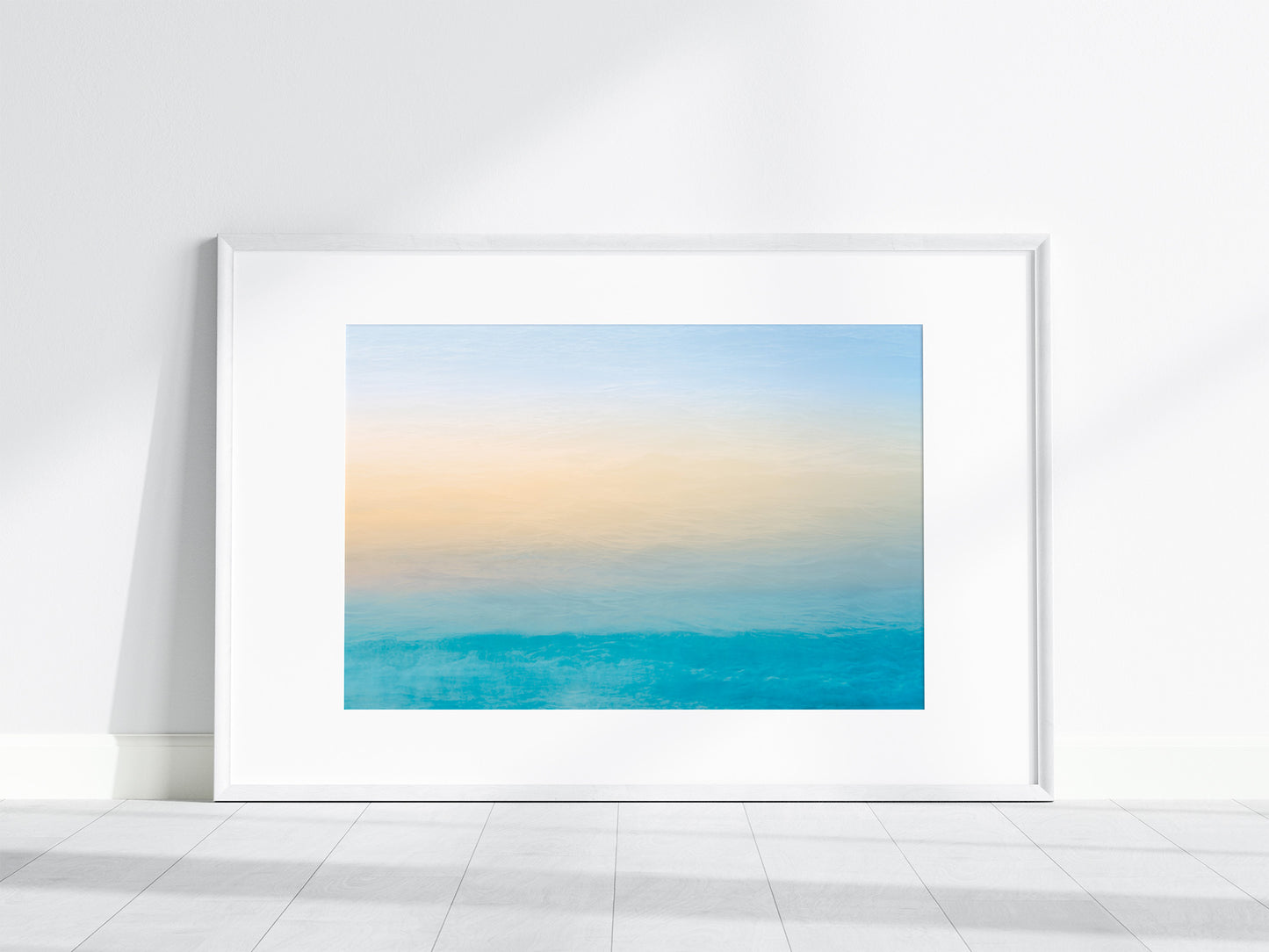 Blue Waters, Golden Light | Lake Michigan Abstract Fine Art