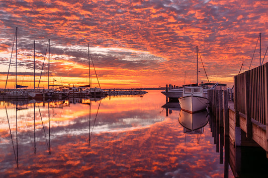 Northport Marina Sunrise – Fine Art Photography Print | Northern Michigan