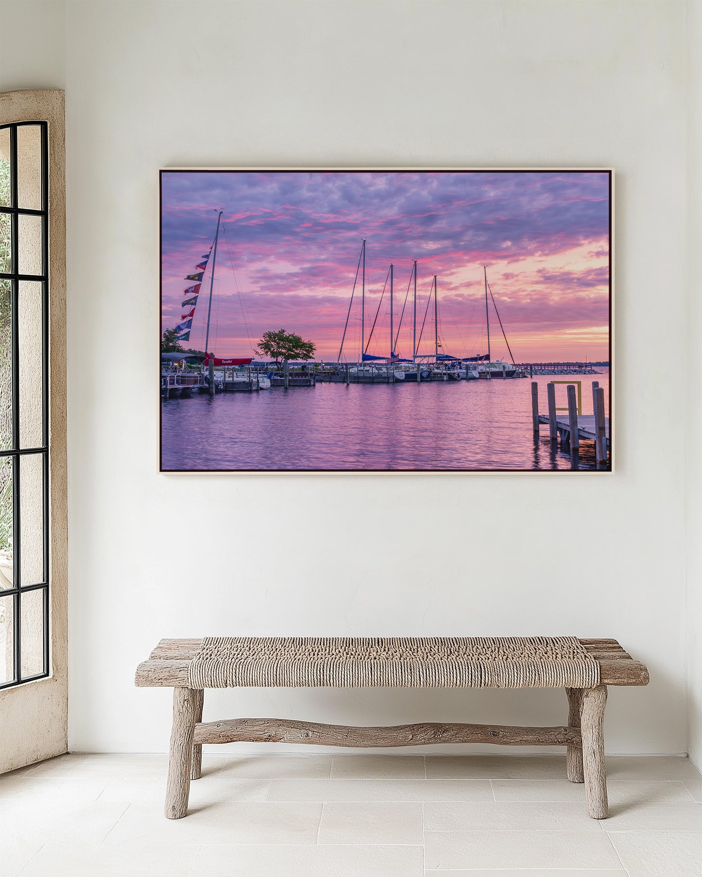 Paradox at Sunrise – Sailboat Fine Art Print | Pastel Tones, Northern Michigan