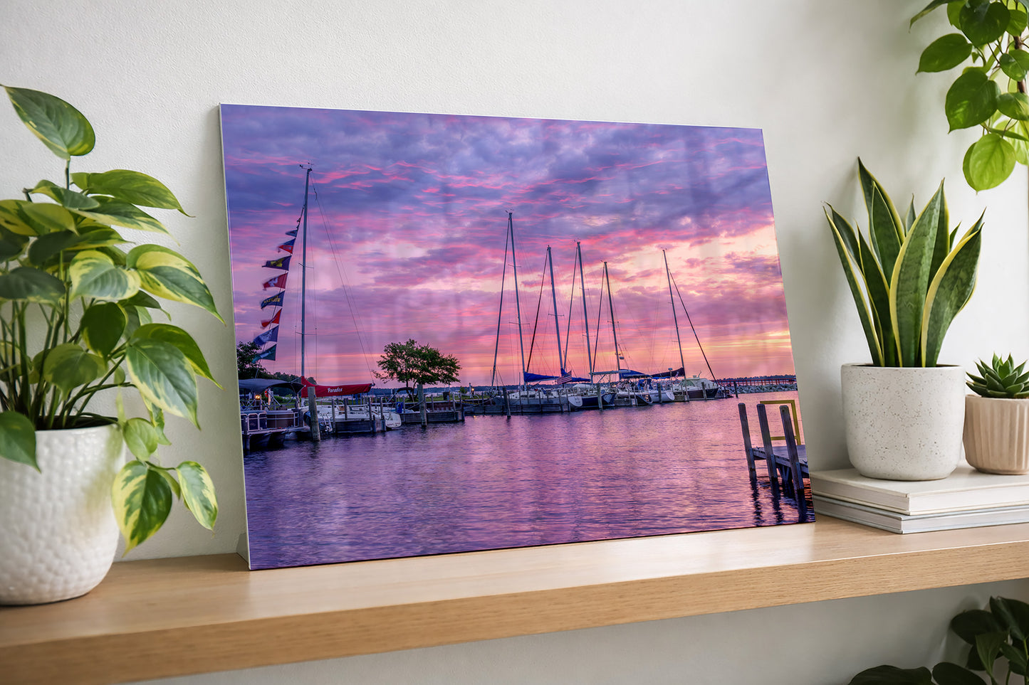 Paradox at Sunrise – Sailboat Fine Art Print | Pastel Tones, Northern Michigan
