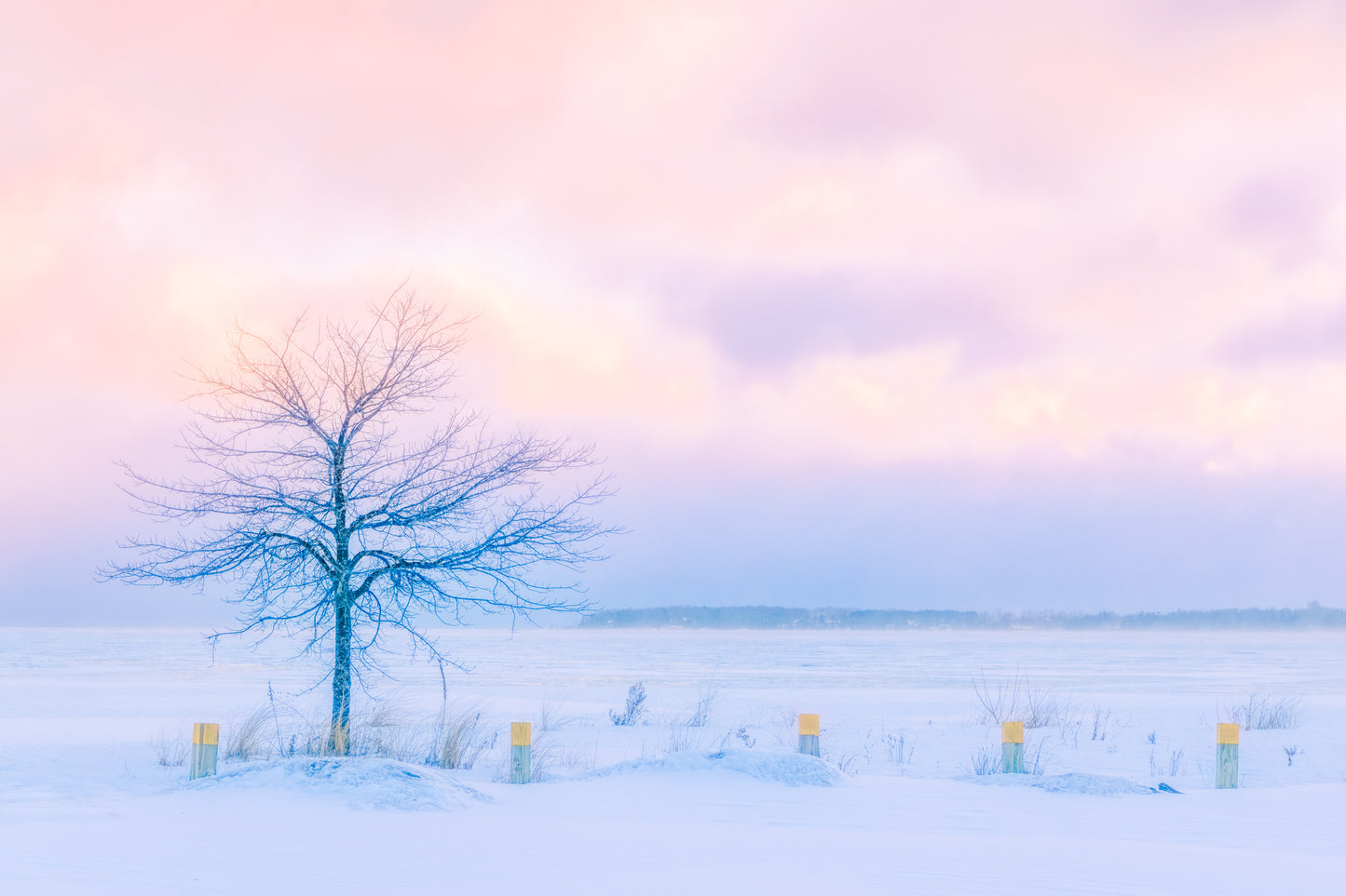 Suttons Bay Winter Pastel Beach Fine Art Print | Limited Edition