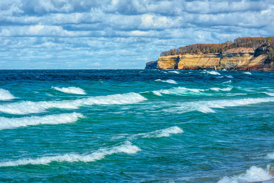 Pictured Rocks on Lake Superior