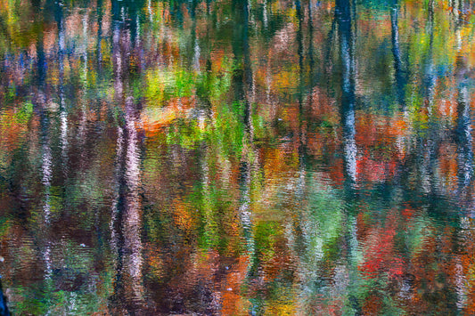 Mysterious Reflections in the Smoky Mountains fine art photograph, Fall 