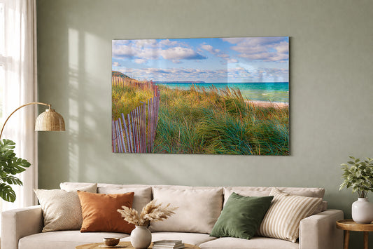 Sunny Day at Leland Beach Fine Art Photography | Lake Michigan Wall Art