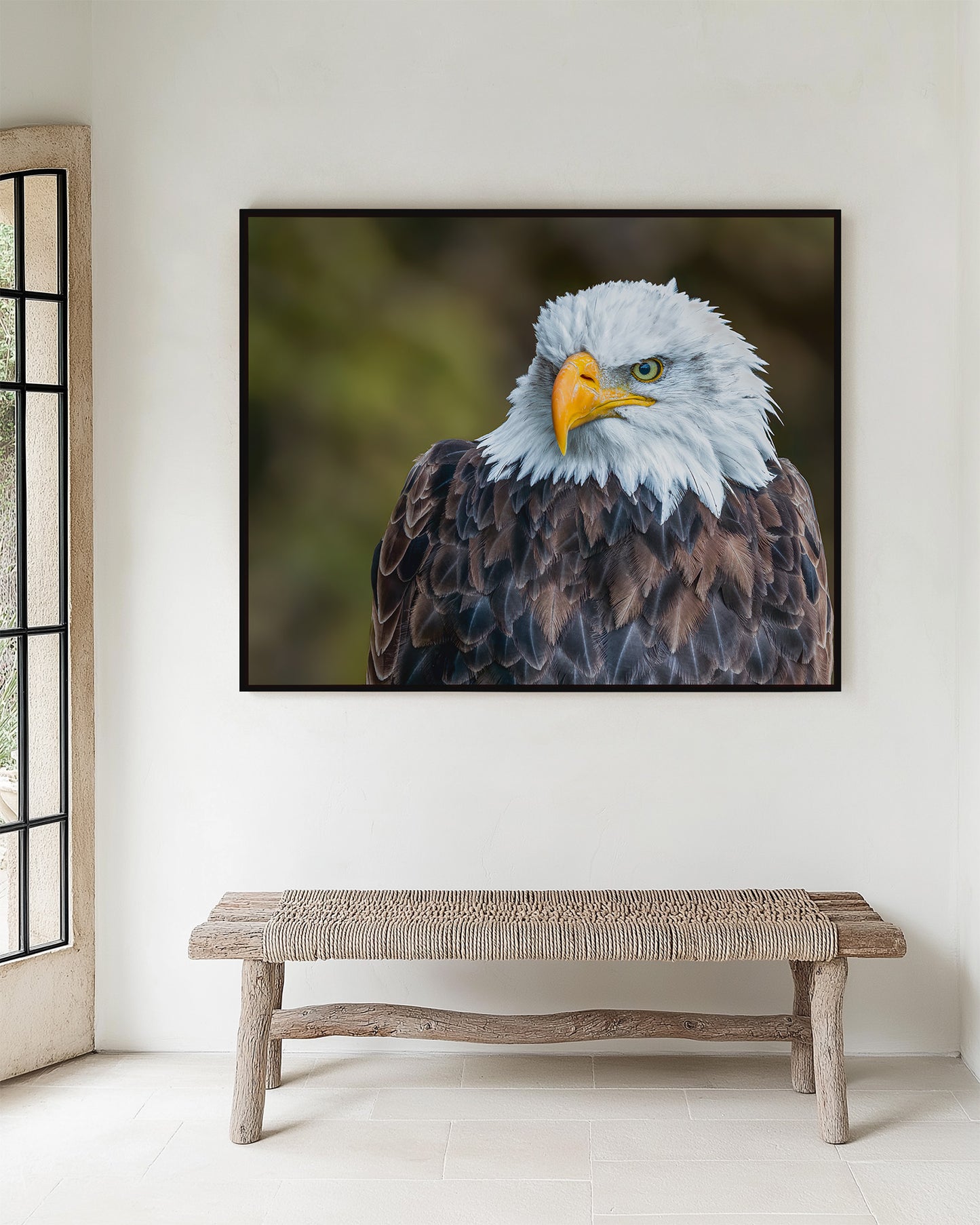 Majestic Bald Eagle Fine Art Print | Fierce Portrait Wall Art